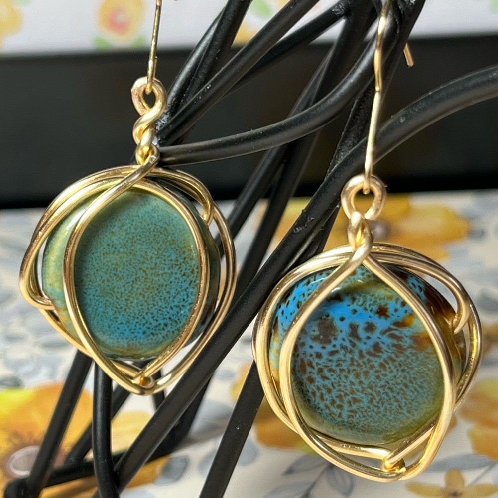 Peacock Earrings